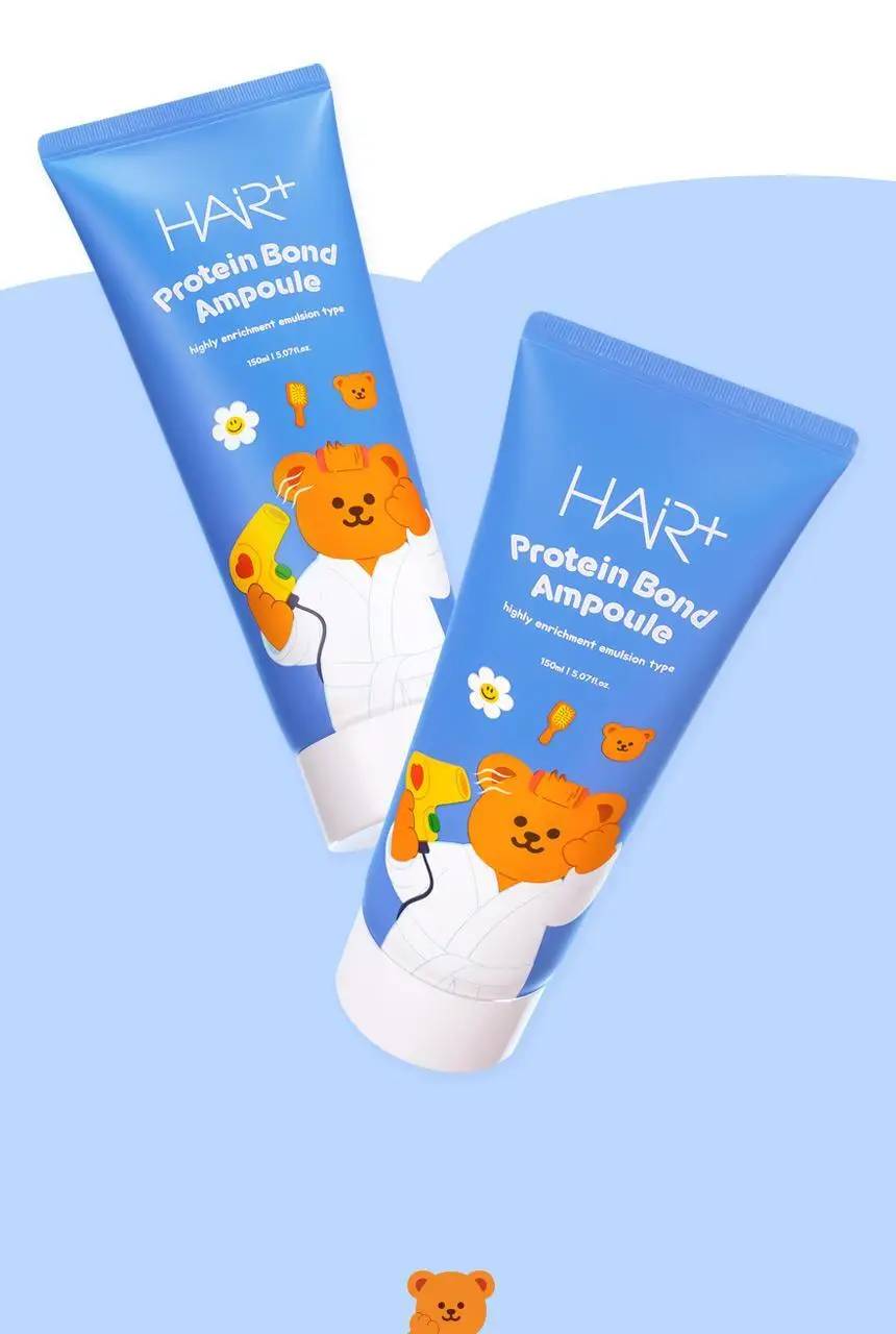 [노워시/손상케어] 헤어플러스 단백질 본드 앰플 에센스 150ml 위글위글 한정기획(+파우치 증정) 상세페이지 10